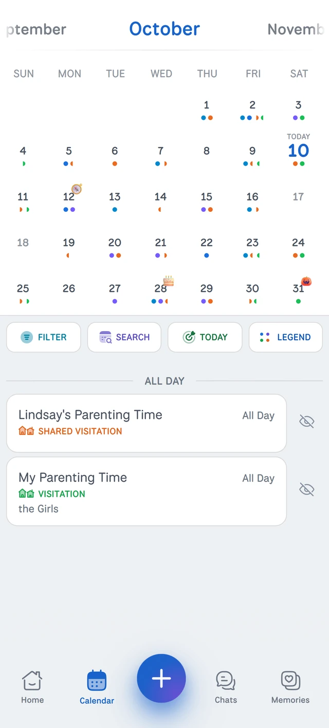 Shared calendar